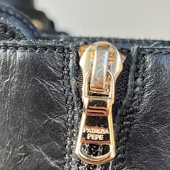 Patrizia Pepe Leather Moto Boots - Picture 5 of 6